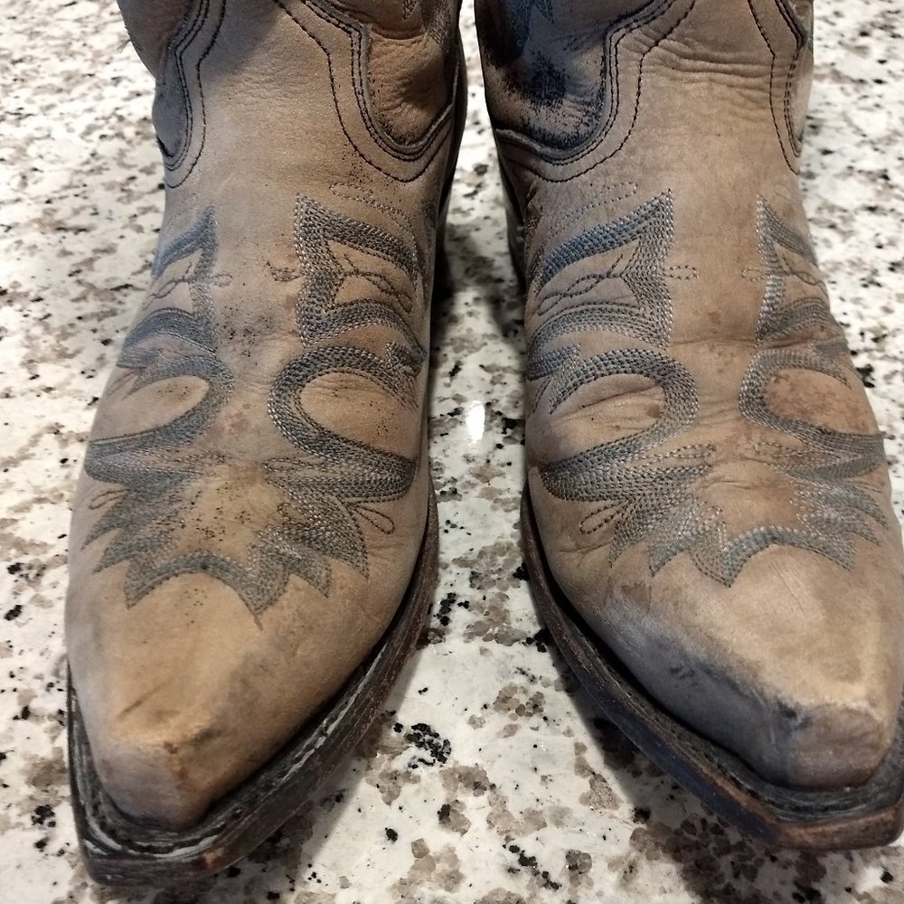 DP3605 Dan Post Men's Anaheim Western Boots Size 11EW (Pre-Owned)